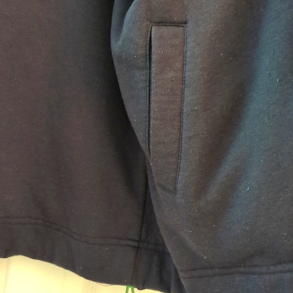 Everlast Reversible Jacket Navy Blue  Green Trim White Stripe Size M Women's - Picture 7 of 7